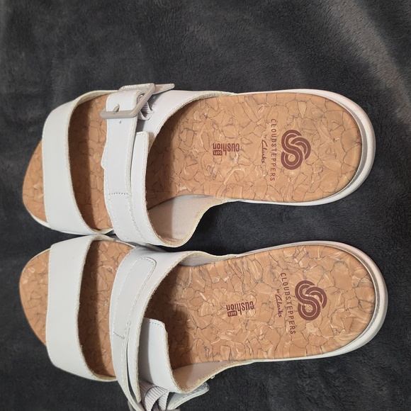 White Slide Sandals - Picture 3 of 7